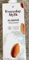 Mängden socker i Unsweetened Almond Milk