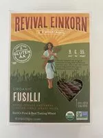 Mängden socker i Organic Einkorn Whole Wheat Pasta Fusilli