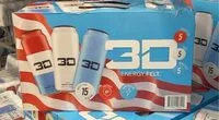 Mängden socker i 3D Energy Drink