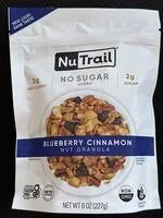 Mängden socker i Blueberry Cinnamon Nut Granola