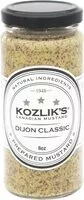Mängden socker i Kozliks dijon classique hot brown yellow natural