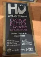 Mängden socker i Cashew Butter + Raspberry Dark Chocolate Bar