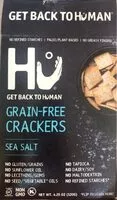 Mängden socker i Sea Salt Grain-Free Crackers