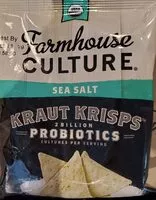 Mängden socker i Sea salt kraut krisps