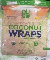 Mängden socker i Certified organic paleo gluten free vegan coconut wraps wraps