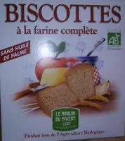 Mängden socker i Biscottes à la farine complète