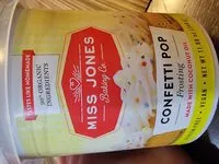 Mängden socker i Confetti pop frosting made with coconut oil