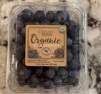 Mängden socker i Organic Blueberries
