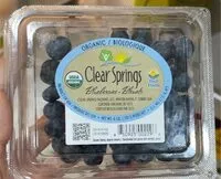Mängden socker i Organic Blueberries