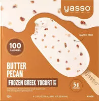 Mängden socker i Butter pecan frozen greek yogurt bars