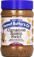 Mängden socker i Cinnamon raisin swirl peanut butter