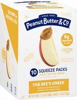 Mängden socker i The bees knees peanut butter squeeze packs