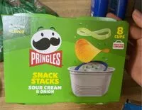 Mängden socker i Pringle’s snack stacks