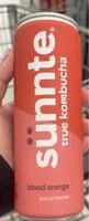 Mängden socker i Sunnte kombucha blood orange