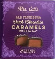 Mängden socker i Dark Chocolate Caramels with Sea Salt