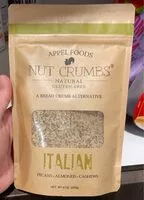 Mängden socker i Nut Crumbs - Italian