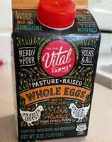 Mängden socker i Whole Eggs