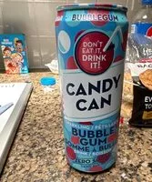 Mängden socker i Candy Can Sparkling Bubble Gum