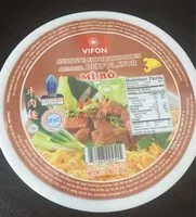 Mängden socker i Mì Bò