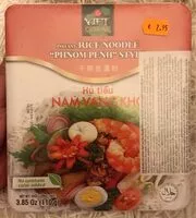 Mängden socker i Instant rice noodle