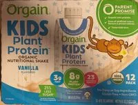 Mängden socker i Orgain kids plant protein shake