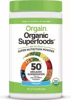 Mängden socker i Organic green superfoods powder original