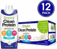 Mängden socker i Grass fed clean protein shake vanilla bean