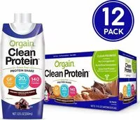 Mängden socker i Grass fed clean protein shake creamy chocolate fudge