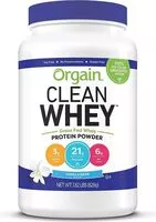 Mängden socker i Grass fed clean whey protein powder vanilla bean
