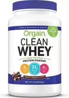 Mängden socker i Grass fed clean whey protein powder creamy chocolate fudge