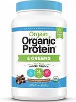 Mängden socker i Organic plant based protein & greens powder creamy