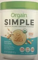 Mängden socker i Organic plant protein powder