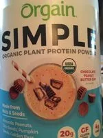 Mängden socker i Orgain Simple Plant Protein Powder