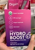 Mängden socker i hydro boost