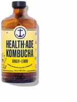 Mängden socker i Ginger-lemon kombucha a bubbly probiotic tea, ginger-lemon