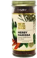 Mängden socker i New York Shuk - Herby Harissa Spice Blend, 2oz