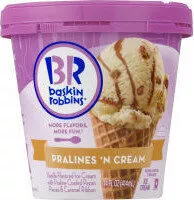 Mängden socker i Pralines N' Cream