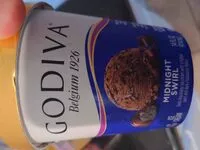 Mängden socker i Ice cream, midnight swirl