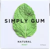 Mängden socker i Natural mint chewing gum