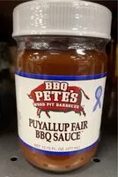 Mängden socker i Puyallup Fair BBQ Sauce