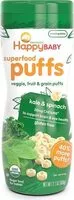 Mängden socker i Organic superfood puffs kale spinach