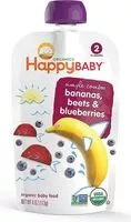 Mängden socker i Organic Baby Food Bananas, Beets & Blueberries