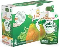 Mängden socker i Happy tot organic stage toddler food green bean pear pea