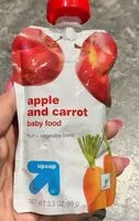 Mängden socker i Apple and carrot baby food