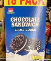 Mängden socker i Chocolate sandwich creme cookie