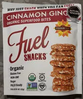 Mängden socker i Cinnamon ginger fuel snacks