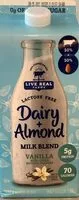 Mängden socker i Dairy + Almond Milk Blend Vanilla