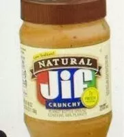 Mängden socker i Natural Crunchy Peanut Butter