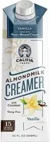 Mängden socker i Vanilla almondmilk coffee creamer with coconut cream