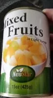 Mängden socker i Mixed Fruits in light syrup
